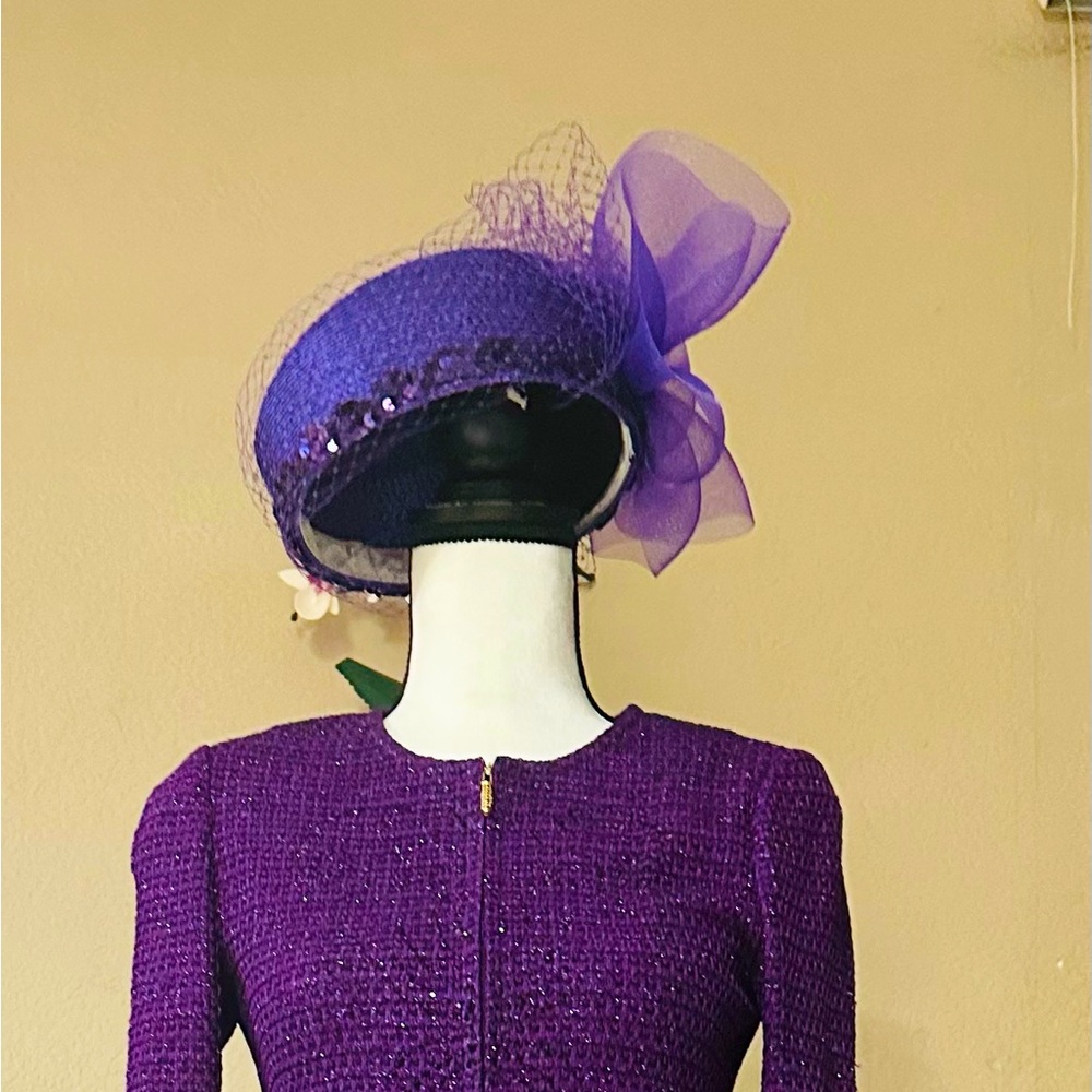 Elegant Purple Hat